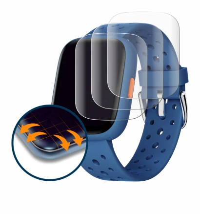 Imagen del dispositivo Biggerfive BW02 con una amplia variedad de protectores de pantalla.
