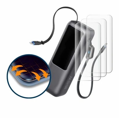 Imagen del dispositivo Anker Laptop Powerbank A1695 con una amplia variedad de protectores de pantalla.