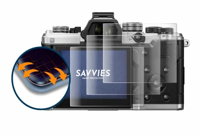 Imagen del dispositivo OM System OM-3 con una amplia variedad de protectores de pantalla.