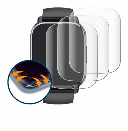 Imagen del dispositivo Poounur T80 1.95" con una amplia variedad de protectores de pantalla.