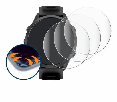Imagen del dispositivo Garmin Forerunner 570 (47 mm) con una amplia variedad de protectores de pantalla.