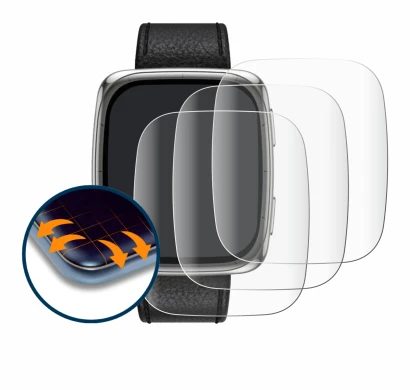 Imagen del dispositivo Amazfit Active 2 (rectangular) con una amplia variedad de protectores de pantalla.