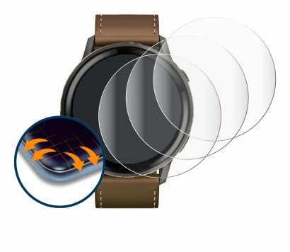 Imagen del dispositivo Garmin Venu 4 (45 mm) con una amplia variedad de protectores de pantalla.