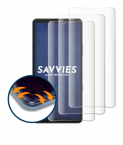 Imagen del dispositivo Sony Xperia 10 VII con una amplia variedad de protectores de pantalla.