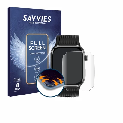 Parte frontal de un envase de producto con el logotipo de la marca Savvies. Al lado se muestra el dispositivo Rollme Kore D1 c