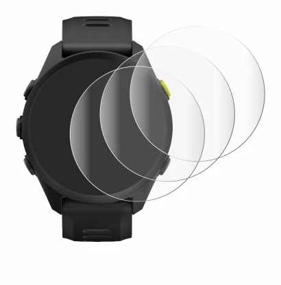 Imagen del dispositivo Garmin Forerunner 70 con una amplia variedad de protectores de pantalla.