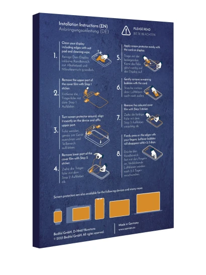 Parte trasera de un envase de producto con el logotipo de la marca Savvies