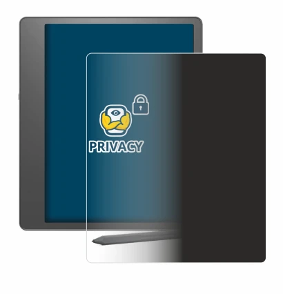 Imagen del dispositivo Amazon Kindle Scribe con una amplia variedad de protectores de pantalla.