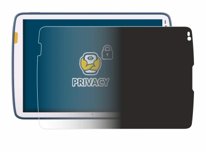 Imagen del dispositivo Zebra ET45 10.1" con una amplia variedad de protectores de pantalla.