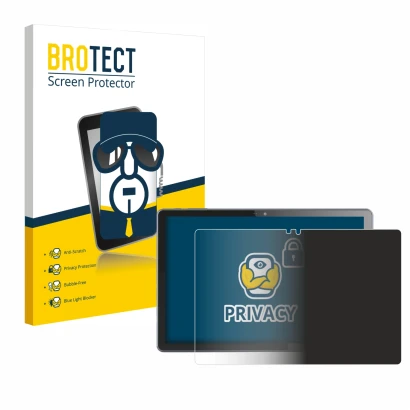 Parte frontal de un envase de producto con el logotipo de la marca BROTECT. Al lado se muestra el dispositivo VALE V10E-LTE co