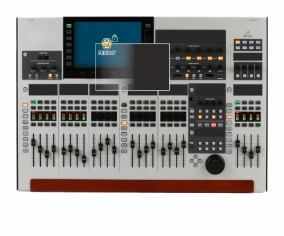 Imagen del dispositivo Behringer Wing con una amplia variedad de protectores de pantalla.