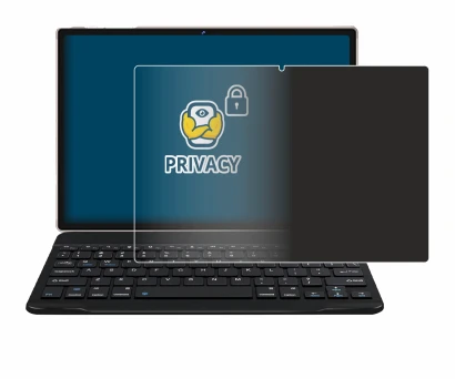 Imagen del dispositivo DEERTiME E9 10.1" con una amplia variedad de protectores de pantalla.
