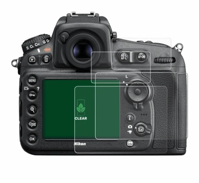 Imagen del dispositivo Nikon D810 con una amplia variedad de protectores de pantalla.