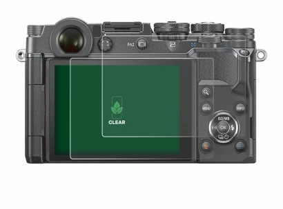 Imagen del dispositivo Olympus PEN-F con una amplia variedad de protectores de pantalla.