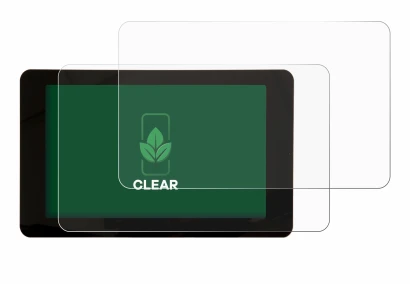 Imagen del dispositivo Raspberry Pi Touchscreen 7" con una amplia variedad de protectores de pantalla.