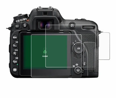 Imagen del dispositivo Nikon D7500 con una amplia variedad de protectores de pantalla.