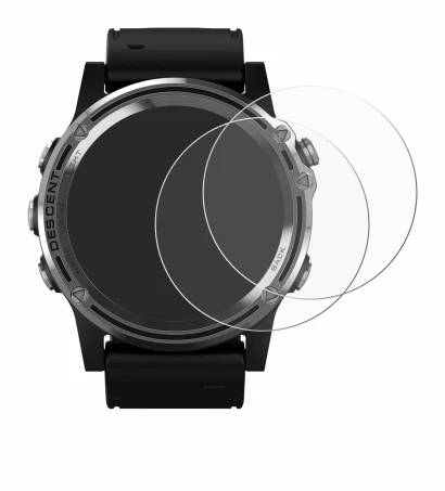 Imagen del dispositivo Garmin Descent Mk1 con una amplia variedad de protectores de pantalla.