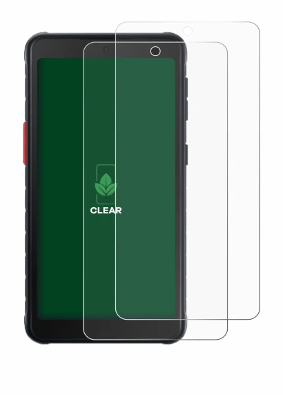 Imagen del dispositivo Samsung Galaxy XCover 5 con una amplia variedad de protectores de pantalla.