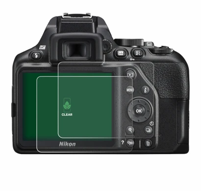 Imagen del dispositivo Nikon D3500 con una amplia variedad de protectores de pantalla.