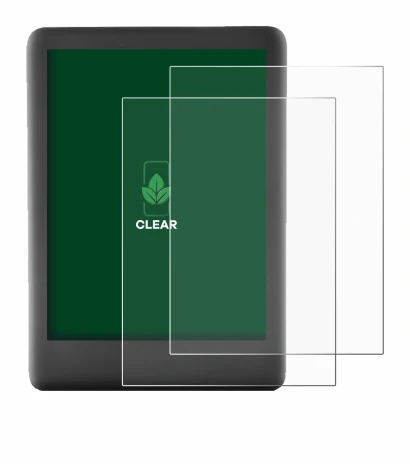 Imagen del dispositivo Amazon Kindle 2019 (10a Gen.) con una amplia variedad de protectores de pantalla.
