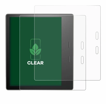 Imagen del dispositivo Amazon Kindle Oasis 2019 (10a Gen.) con una amplia variedad de protectores de pantalla.