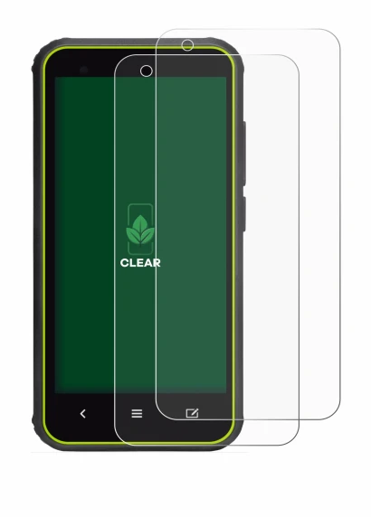 Imagen del dispositivo SkyCaddie SX400 con una amplia variedad de protectores de pantalla.