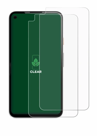 Imagen del dispositivo Google Pixel 4a con una amplia variedad de protectores de pantalla.