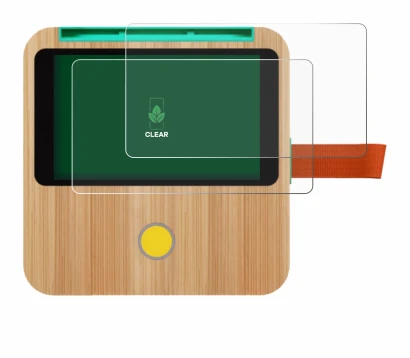 Imagen del dispositivo tigerbox Touch con una amplia variedad de protectores de pantalla.