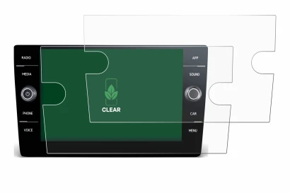 Imagen del dispositivo Volkswagen T6 2021 Discover Media 8" con una amplia variedad de protectores de pantalla.