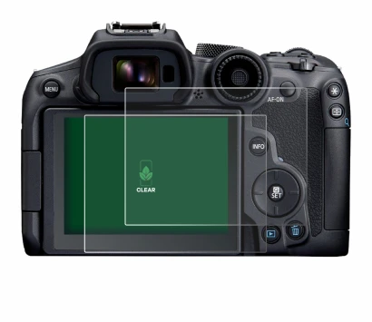 Imagen del dispositivo Canon EOS R7 con una amplia variedad de protectores de pantalla.