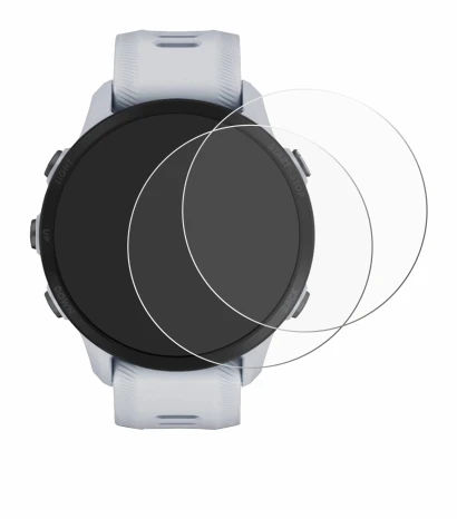 Imagen del dispositivo Garmin Forerunner 955 con una amplia variedad de protectores de pantalla.