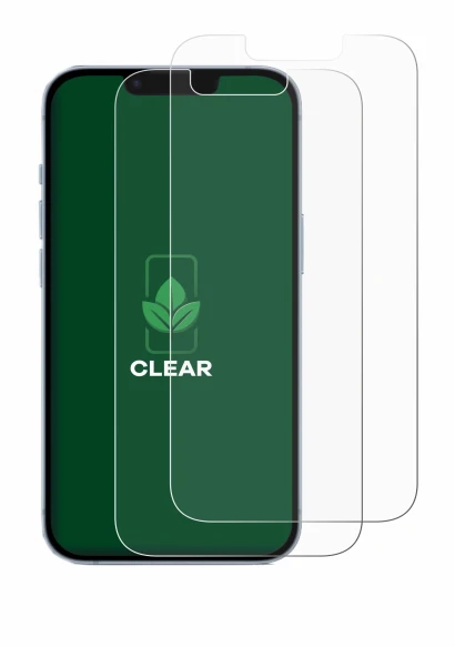 Imagen del dispositivo Apple iPhone 14 con una amplia variedad de protectores de pantalla.