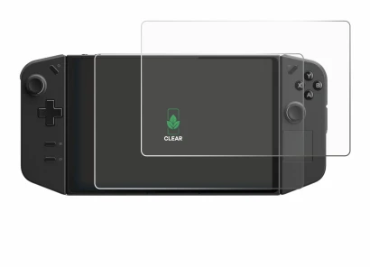 Imagen del dispositivo Lenovo Legion Go con una amplia variedad de protectores de pantalla.