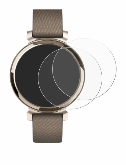 Imagen del dispositivo Garmin Lily 2 con una amplia variedad de protectores de pantalla.