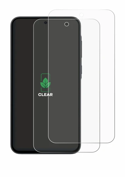 Imagen del dispositivo Samsung Galaxy A35 5G con una amplia variedad de protectores de pantalla.