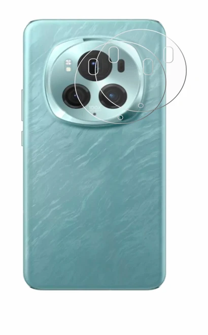 Imagen del dispositivo Honor Magic 6 Pro (SÓLO Cámara) con una amplia variedad de protectores de pantalla.