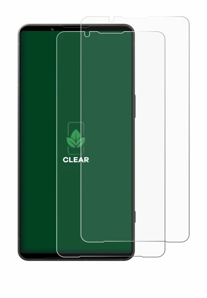 Imagen del dispositivo Sony Xperia 1 VI con una amplia variedad de protectores de pantalla.