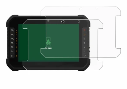 Imagen del dispositivo GeoMax Zenius 08 con una amplia variedad de protectores de pantalla.