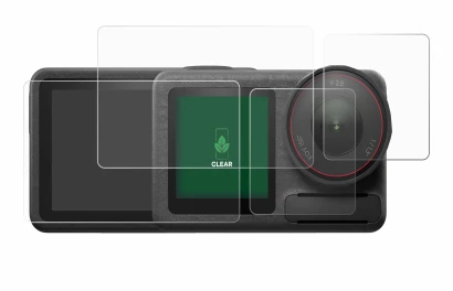 Imagen del dispositivo DJI Osmo Action 5 Pro con una amplia variedad de protectores de pantalla.