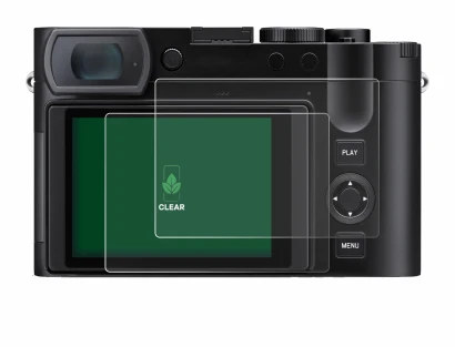 Imagen del dispositivo Leica Q3 43 con una amplia variedad de protectores de pantalla.