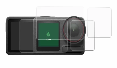 Imagen del dispositivo DJI Osmo Action 5 Pro (case-friendly) con una amplia variedad de protectores de pantalla.
