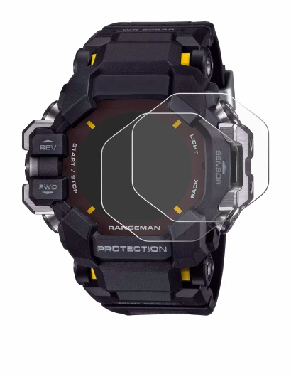 Imagen del dispositivo Casio G-Shock GPR-H 1000 con una amplia variedad de protectores de pantalla.