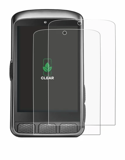 Imagen del dispositivo Wahoo Elemnt ACE con una amplia variedad de protectores de pantalla.