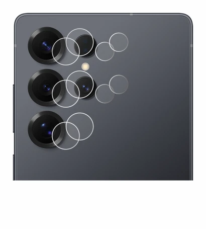 Imagen del dispositivo Samsung Galaxy S25 Ultra (SÓLO Cámara) con una amplia variedad de protectores de pantalla.
