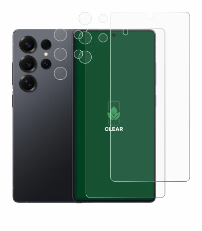 Imagen del dispositivo Samsung Galaxy S25 Ultra Enterprise Edition (Frontal+Cámara) con una amplia variedad de protectores de 