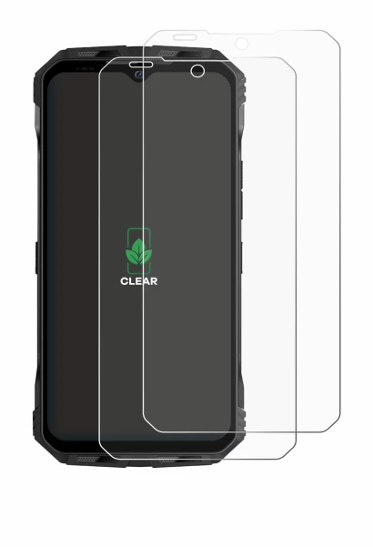 Imagen del dispositivo Doogee V Max S con una amplia variedad de protectores de pantalla.