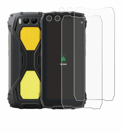 Imagen del dispositivo Blackview BV7300 (Frontal+Cámara) con una amplia variedad de protectores de pantalla.