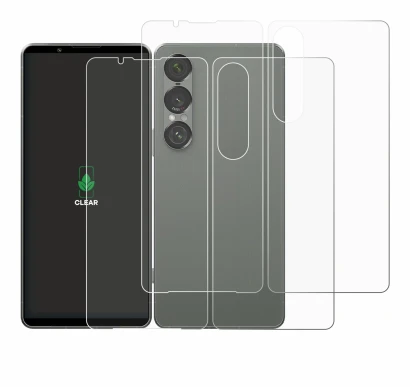 Imagen del dispositivo Sony Xperia 1 VII (Frontal+Trasero) con una amplia variedad de protectores de pantalla.