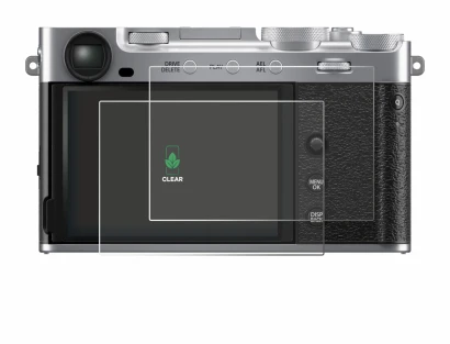 Imagen del dispositivo Fujifilm X-E5 con una amplia variedad de protectores de pantalla.