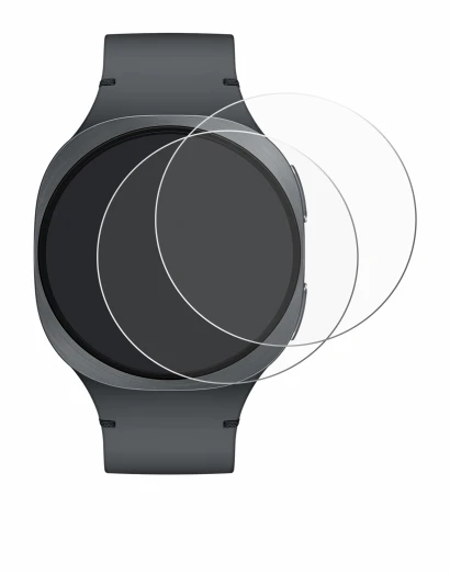 Imagen del dispositivo Samsung Galaxy Watch 8 (40 mm) con una amplia variedad de protectores de pantalla.